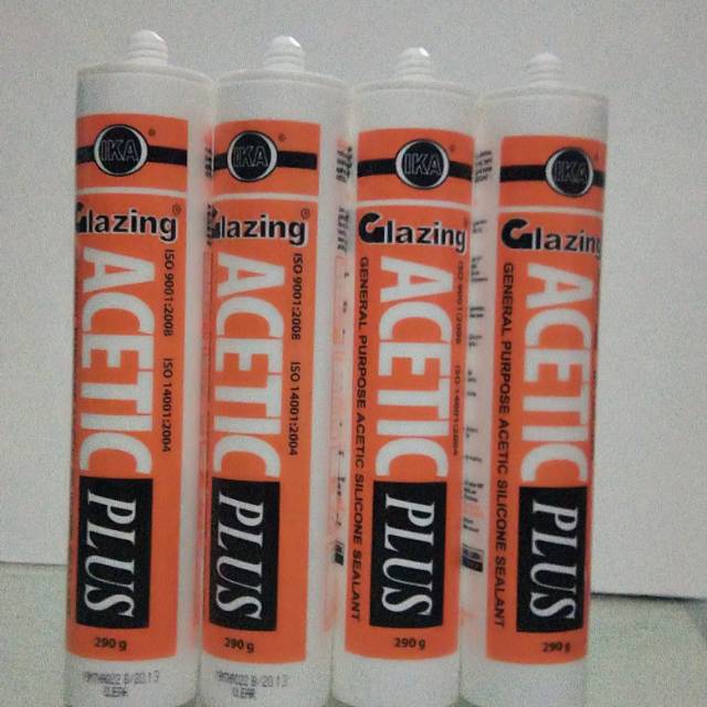 

Lem kaca, silicone, sealant