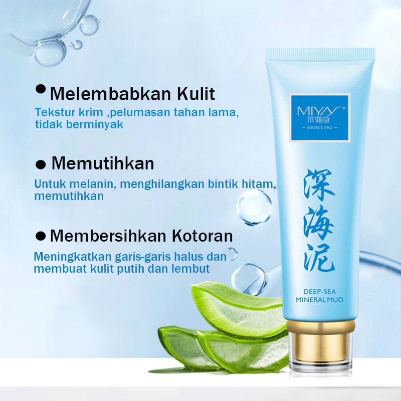 Krim pemutih Lotion pemutih badan Cream pemutih wajah Sabun pemutih badan Sabun Pemutih Badan Pemutih Wajah 150g Krim Pemutih Lumpur Laut Dalam Pemutih seluruh tubuh bpom