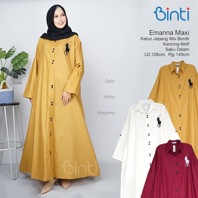 Maxi dress jumbo big size polo