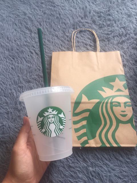 Starbucks Tumbler Reusable Cold Cup With Syren Logo For Cold Drink