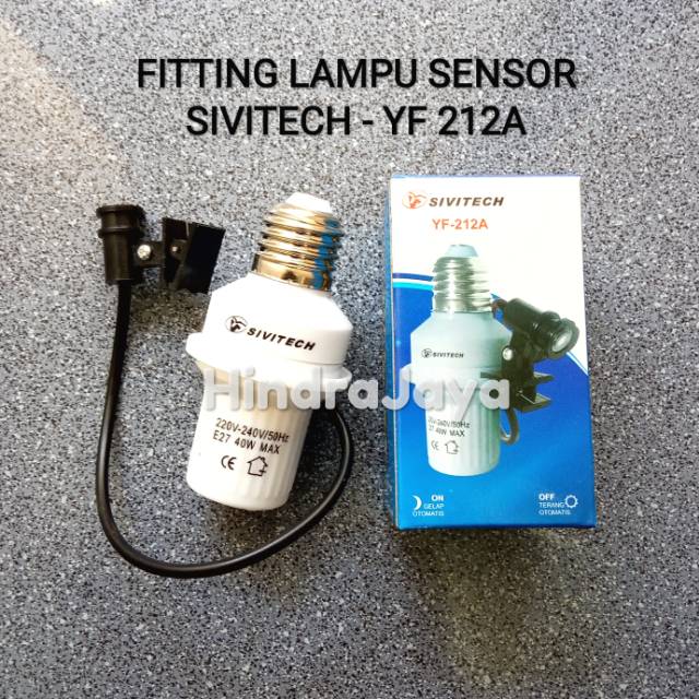 Fitting Lampu Sensor / Fitting Otomatis