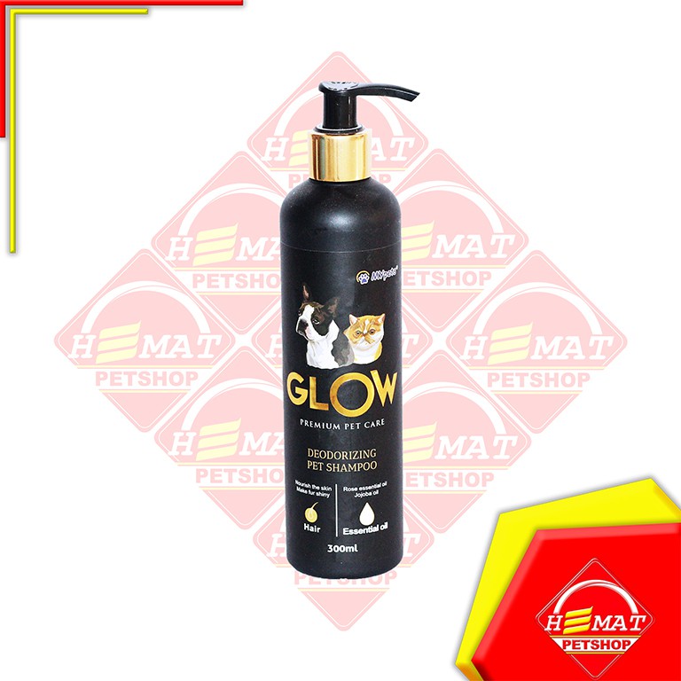 Shampoo Kucing &amp; Anjing Glow 300 Ml / Glow Pet Shampoo 300 Ml