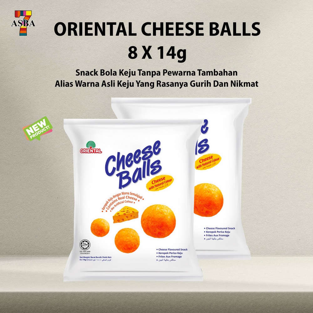 

ORIENTAL CHEESE BALL FAM PACK ISI 8PCS