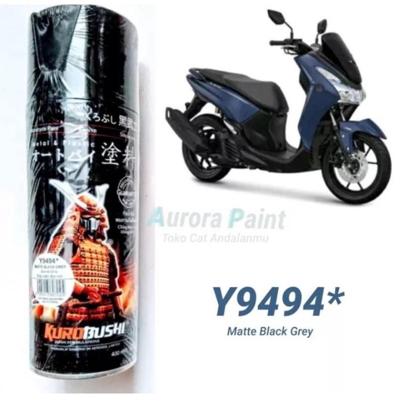 Pilox Samurai  Paint Biru Dongker Gelap Dop Y9494 Matt Black Grey Doff Yamaha Lexy Aerox Nmax Mio Fi
