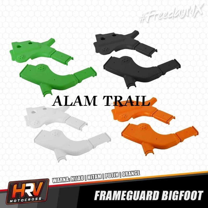 FRAMEGUARD KLX 150 BF DTRACKER KLX S L G BIGFOOD EXTREAM COVER CASIS KLX 150 PLINDUNG RANGKS SMUA KL
