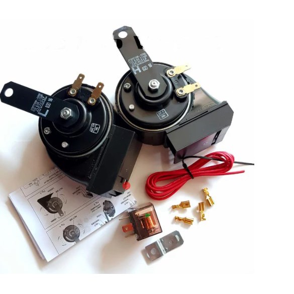 Jual COD!!! Klakson Denso Keong Waterprof plus relay Klakson Keong