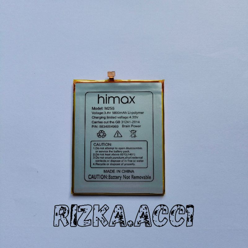 Baterai Batre Hp Himax King K1 / Himax M25s Original Battery Hp