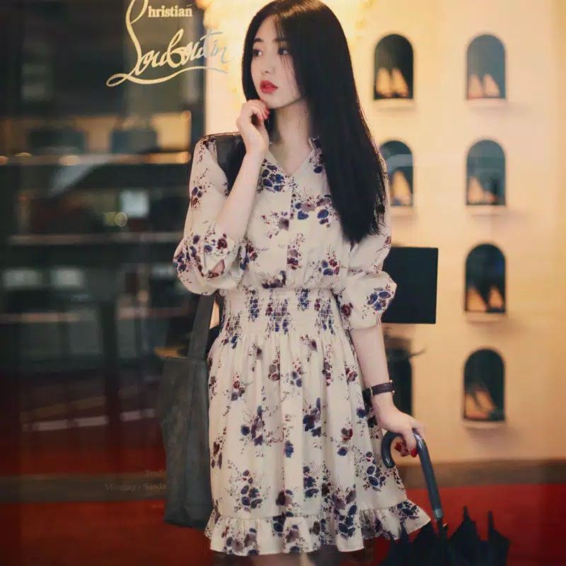 Korean Floral Dress/Korean dress