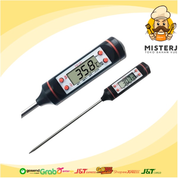 Termometer Masak Digital | Digital Termometer Masak Suhu Air Masakan Dapur | Panas Dingin Suhu