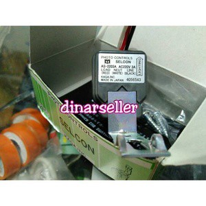 SELCON ORIGINAL PHOTOSENSOR / PHOTOCELL OTOMATIS MENYALA SAAT GELAP