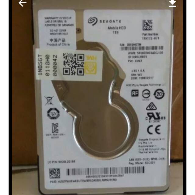 HARDDISK/HDD HARDWARE INTERNAL 2,5 1TB /1000GB UNTUK PS3,LAPTOP,NOTEBOOK