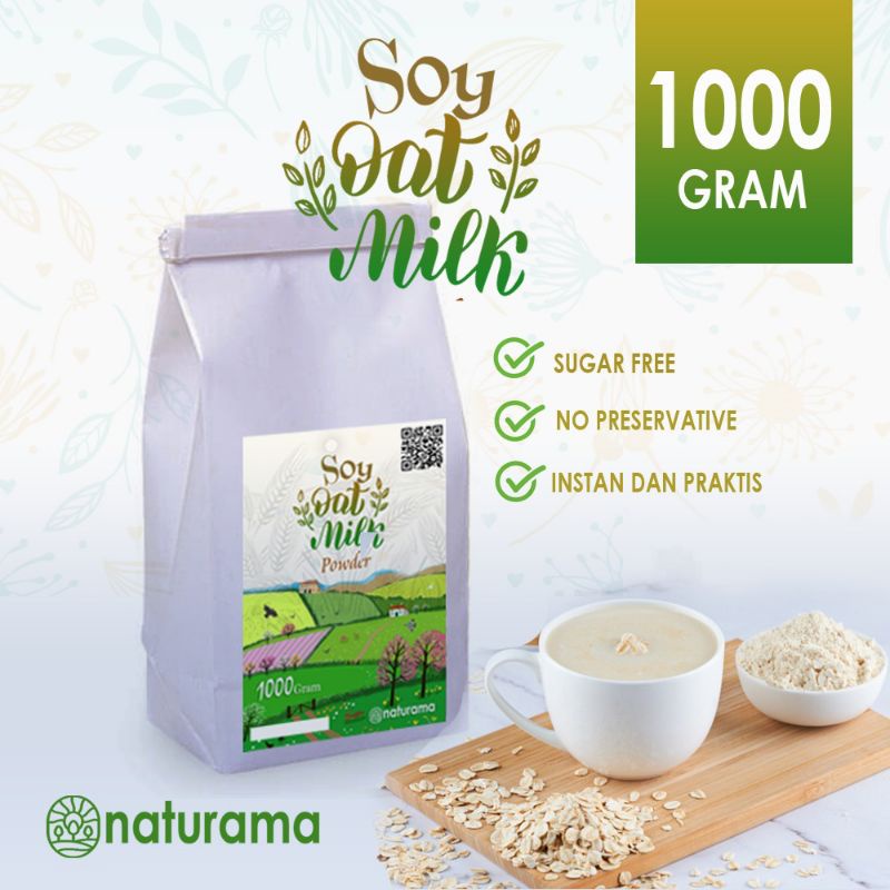 

Soya Oat Milk Powder 1000 gram organik