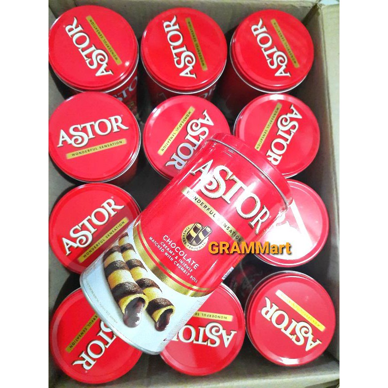 

ASTOR Kaleng Double Cokelat 330 Gram Kue Kaleng Lebaran Coklat