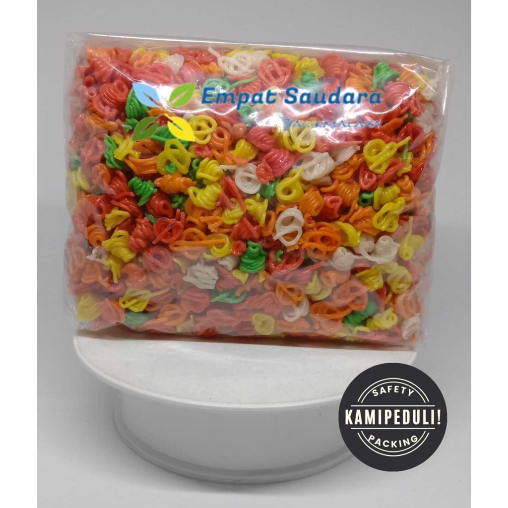 

KERUPUK KEONG MINI ANEKA WARNA KEMASAN 1 KG