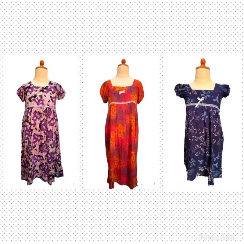 Daster/Dress Batik Anak Perempuan