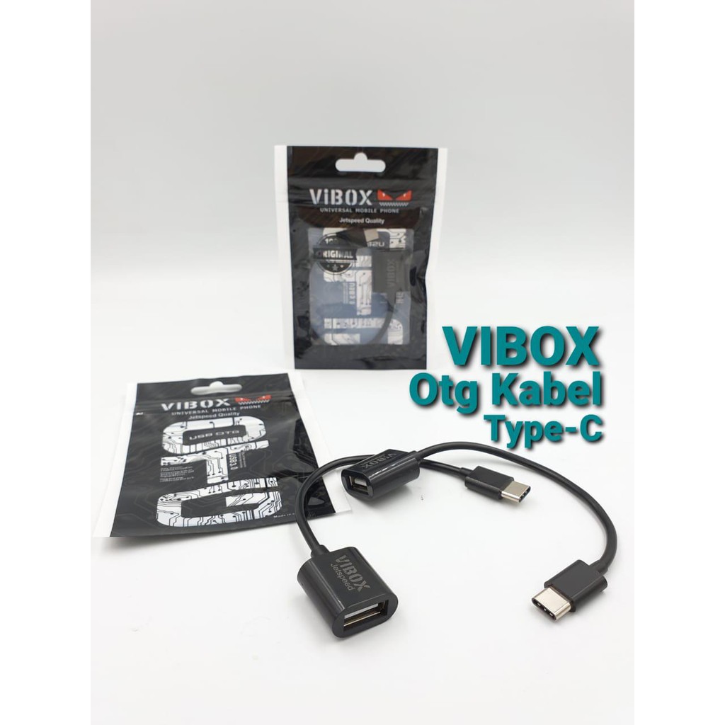 new~OTG KABEL TYPE C VIBOX ORIGINAL JETS SPEED &amp; TURBO SPEEDS MICRO-USB