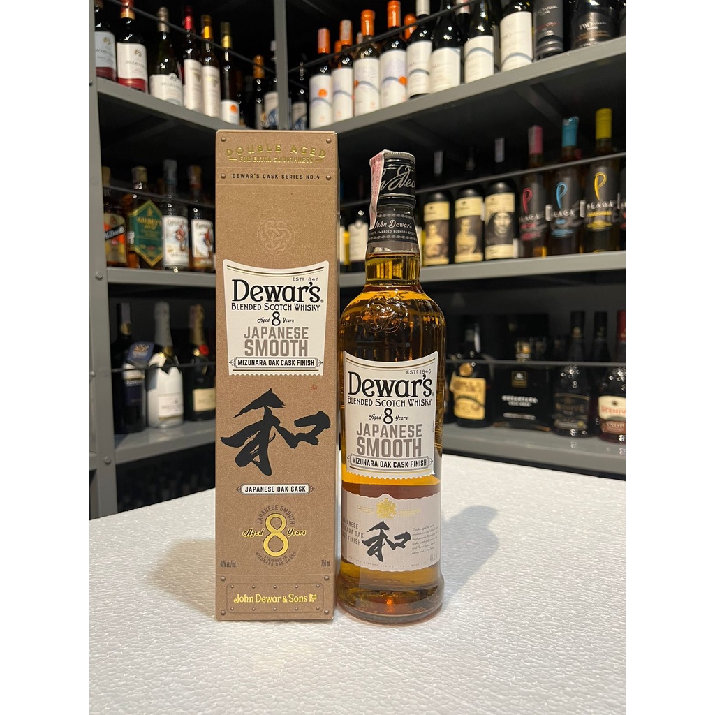 DEWAR'S / DEWARDS JAPANESE SMOOTH AGED 8 YEARS BLENDED SCOTCH WHISKY