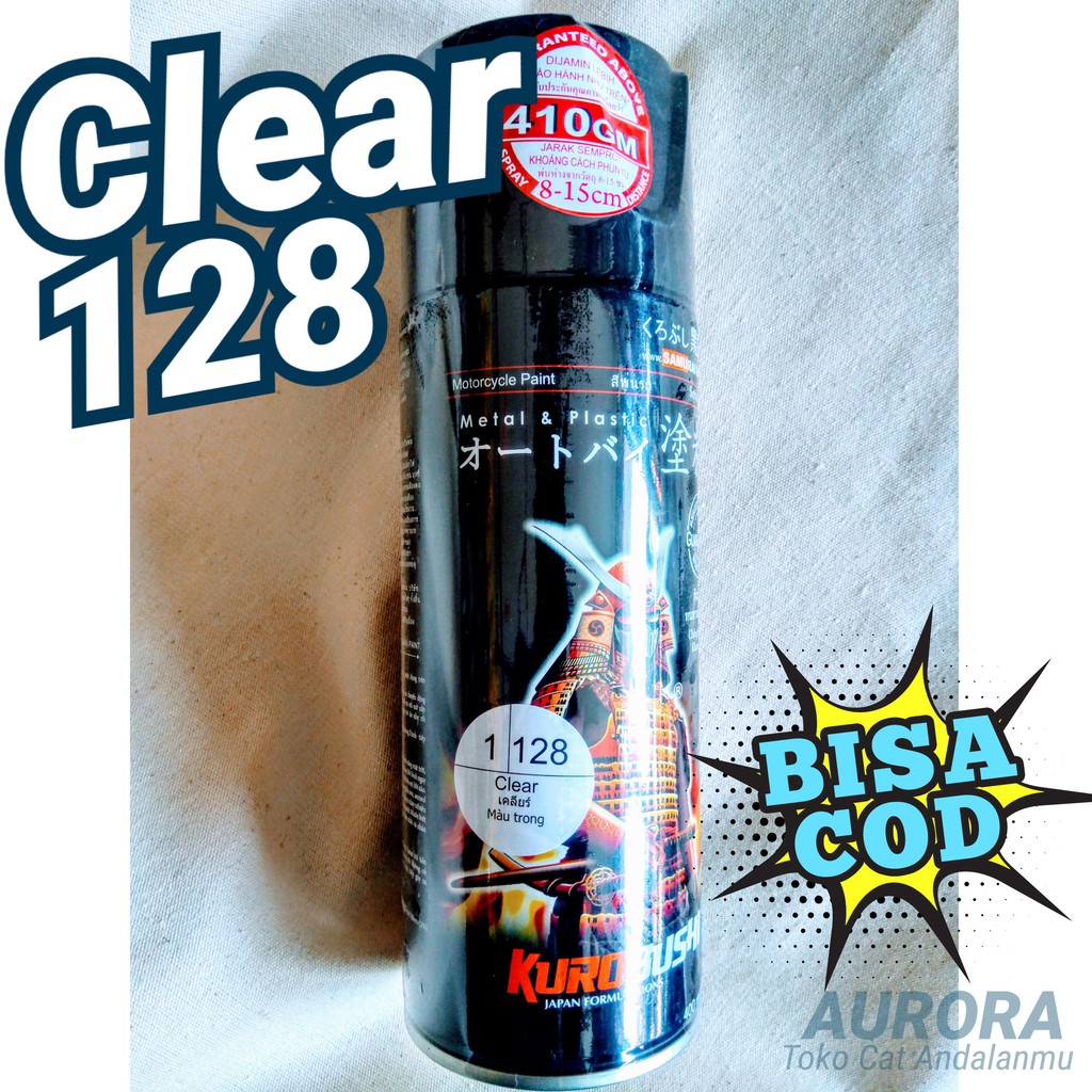 BISA COD Samurai Clear 128 Mengkilap Anti Gores Pernis Vernis Fernis Cat Mobil Motor Tahan Bensin