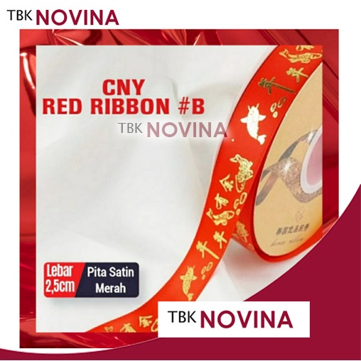 [2-8meter] PITA SATIN IMLEK / RIBBON CHINESE NEW YEAR