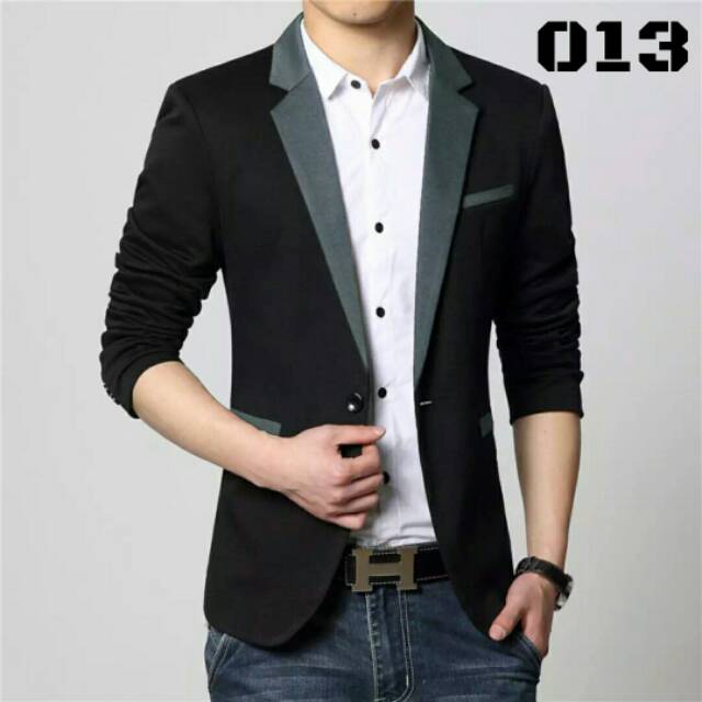 Blazer kombinasi keren