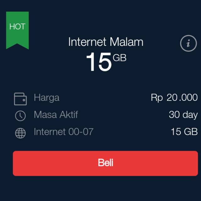 Kuota Telkomsel Murah Midnight Malam 5 15 Gb Telkomsel Kuota Begadang Shopee Indonesia
