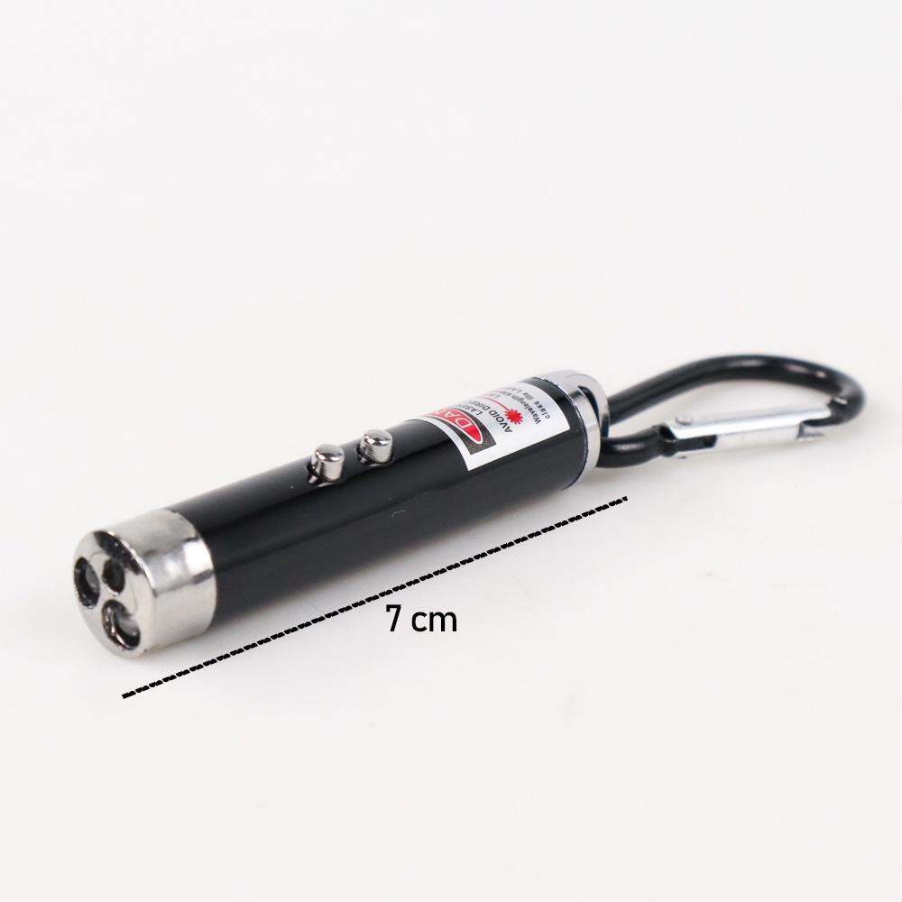 COD Laser 3 in 1 Red Laser Pointer 1mw 650nm + Flashlight &amp; UV - A-LPP-006 - Black