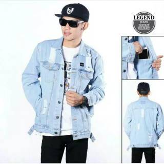 8500 Koleksi Model Jaket Jeans Robek Pria HD Terbaru