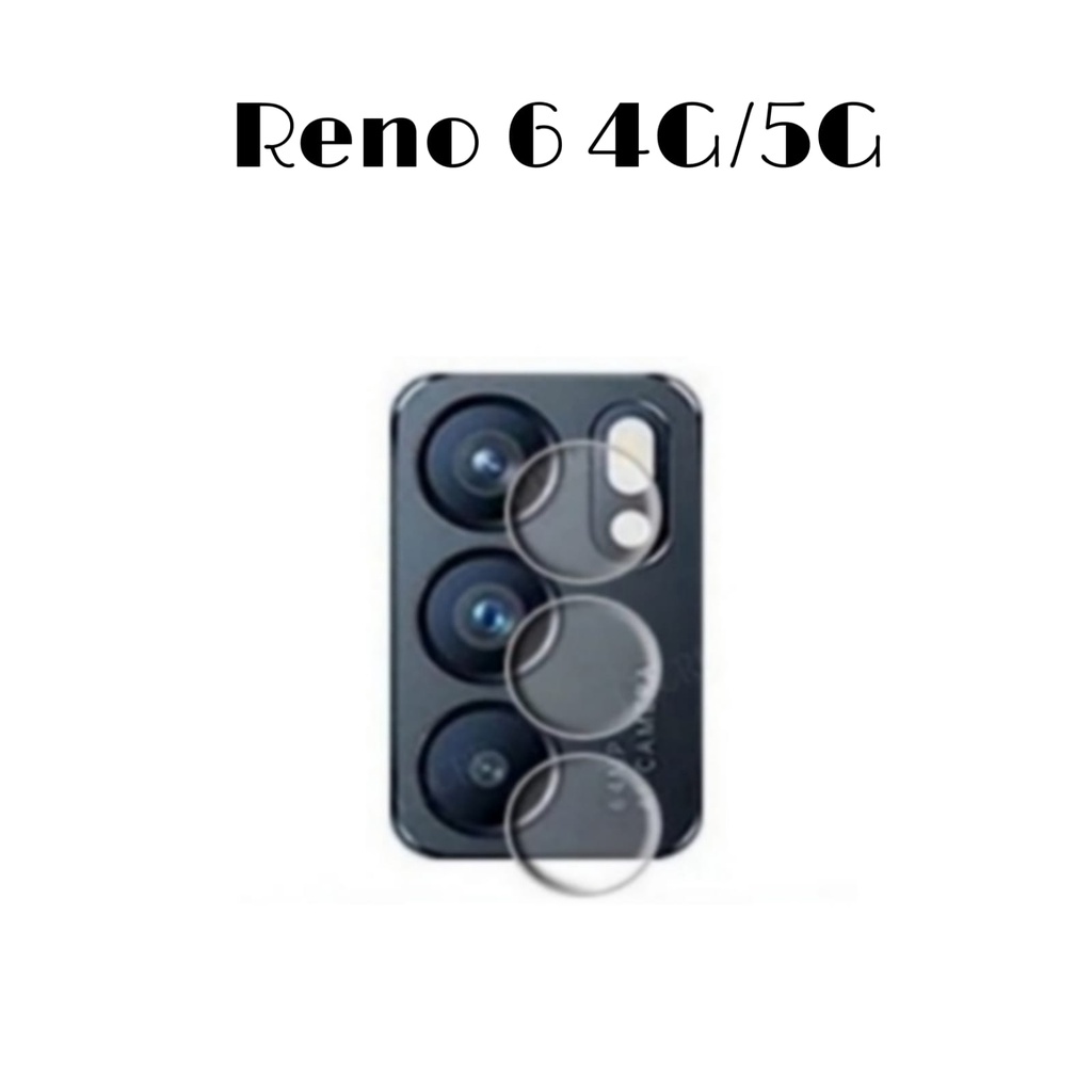 PROMO 4IN1 CASE OPPO RENO 6 4G/5G Reno 8 4G RENO 5f Reno 5 Reno 4 Reno 4F Reno 7 4/5G Soft Case Shockproof Transparan Protect Camera