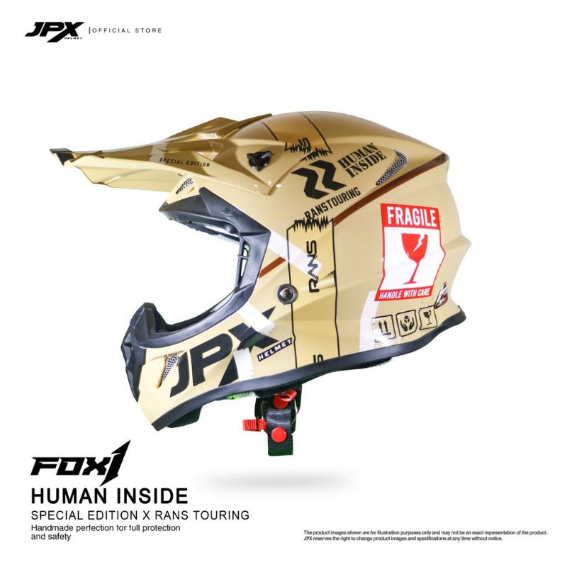 Helm Cross JPX Human inside Rans mocca