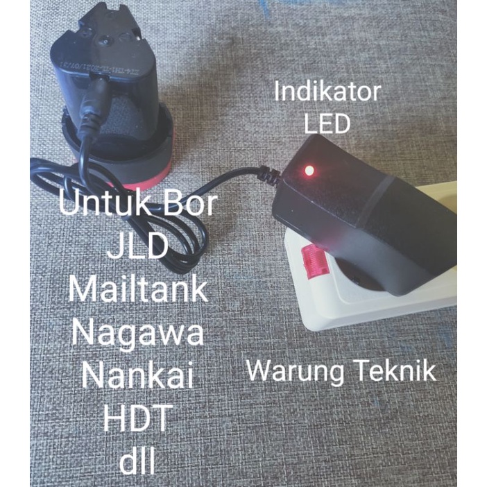 Casan Charger Bor Baterai 12V 12 Volt JLD, Hyuga, Mailtank, Xenon, Kova, dll