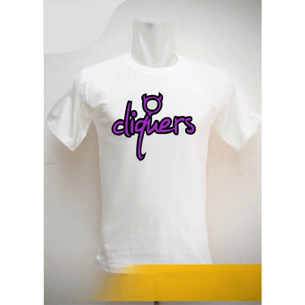 Kaos Distro Band Ungu Cliquers