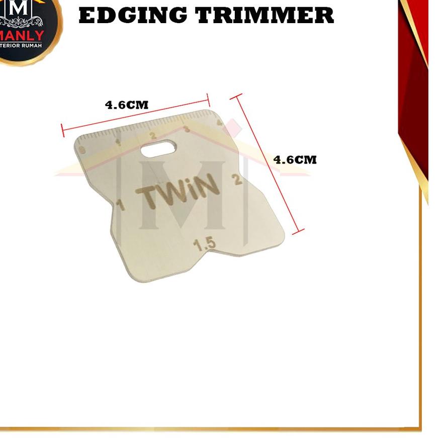 

New! Edging trimmer Twin alat merapikan sudut HPL / Manual Edge Trimmer