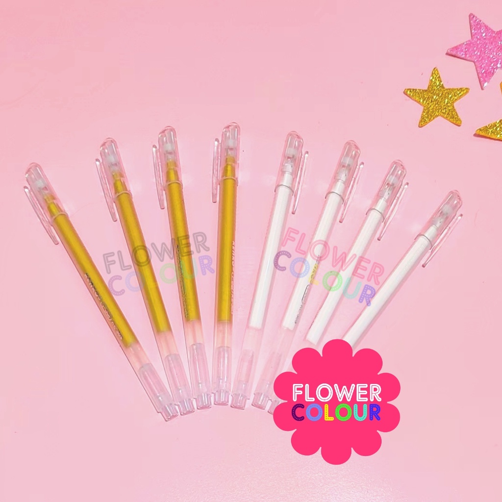 

Pulpen Warna Gold dan Pulpen Warna White Putih