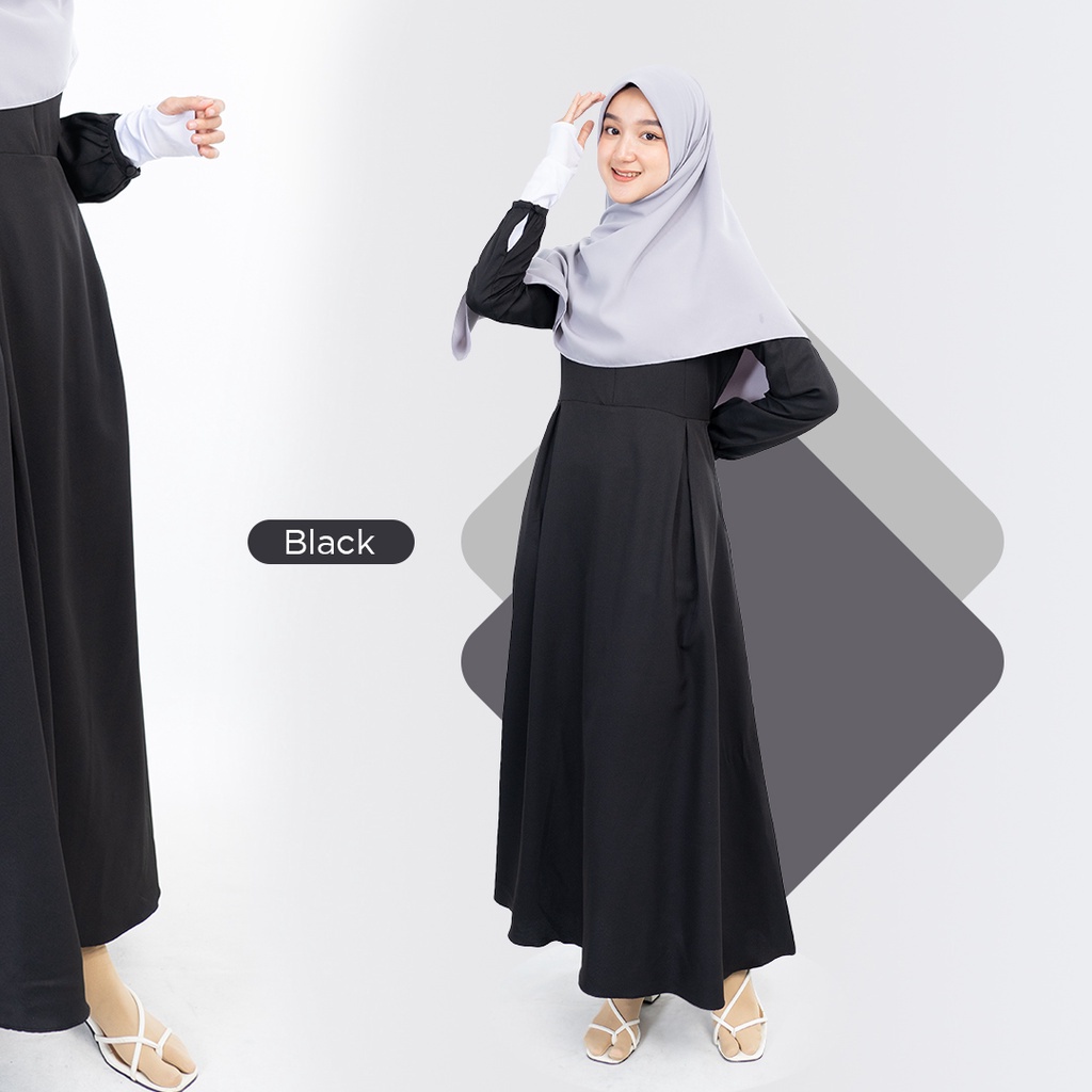 ZEMIRA DRESS BY ARAFA HIJAB - GAMIS ARAFA HIJAB - GAMIS MURAH - GAMIS POLOS