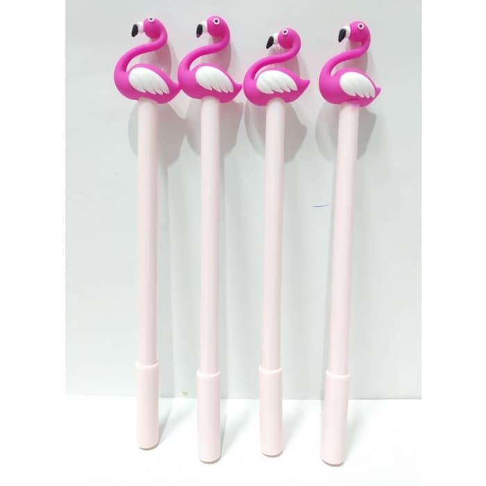 

Penawaran Menarik Pulpen Bolpen Kepala Flamingo Alat Tulis Gel Hitam 0.5 mm A Murah