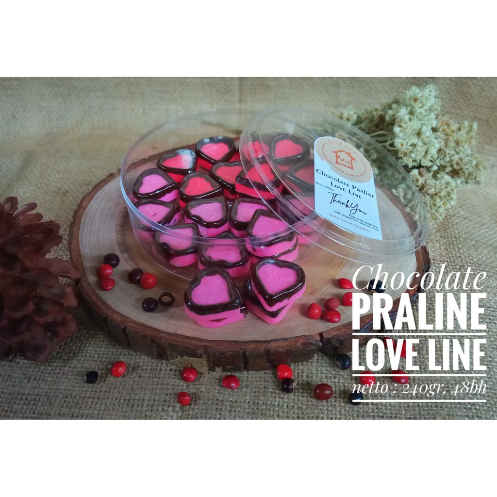 

Cokelat Praline Love Line / Custom Chocolate