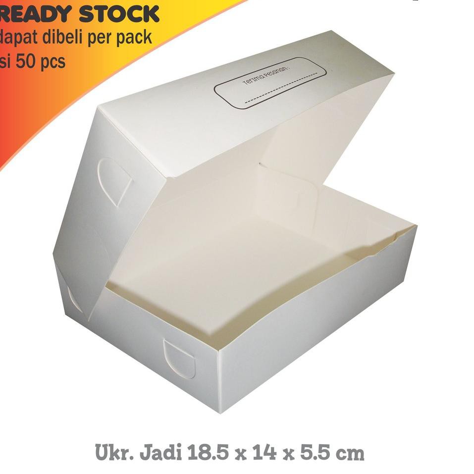 

⋆Z0 Dus Donat Kecil / Dus Roti 18,5 x 14 X 5,5 cm (50 pcs ) ✴ ⋆ -