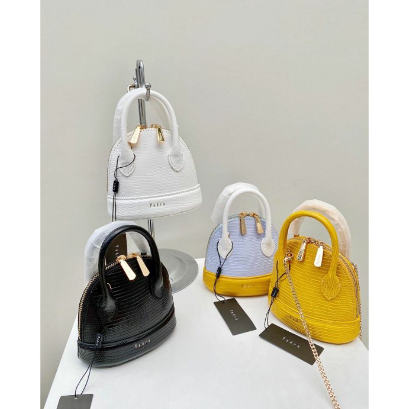 10.10 SALE | PDRO Mini Lizard-effect Top Handle Bag