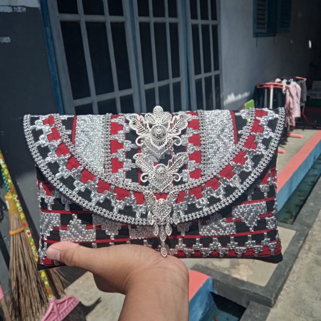 LAMPUNG ETHNICA OFFICIAL - CLUTCH TAPIS LAMPUNG / TAS TAPIS LAMPUNG - TAS WANITA TAPIS LAMPUNG - CLU