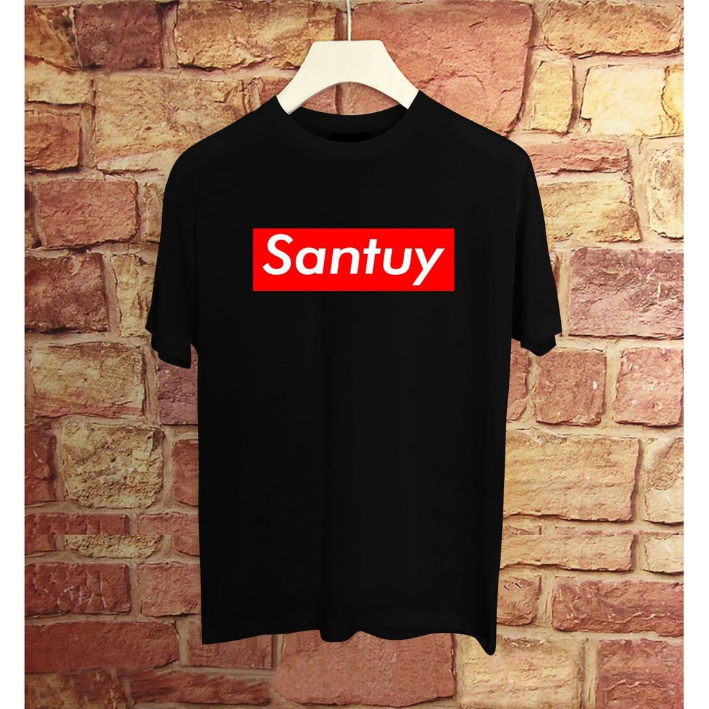 Hossana Kaos Distro Santuy Frame merah / kaos pria / kaos distro / tshirt