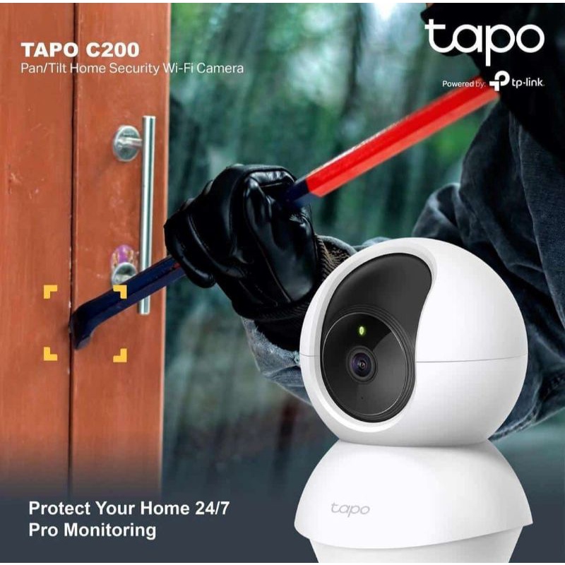 TPLINK Tapo C200 Pan/Tilt IP Kamera Home Security Wi-Fi Camera IP Baby Camera CCTV 1080P