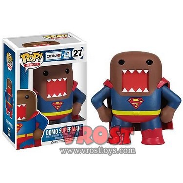 FUNKO POP DOMO SUPERHERO - SUPERMAN ACTION FIGURE MAINAN ANAK FIGURE ORIGINAL