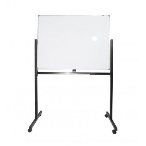 Papan Tulis White Board Single Face Stand 90x120