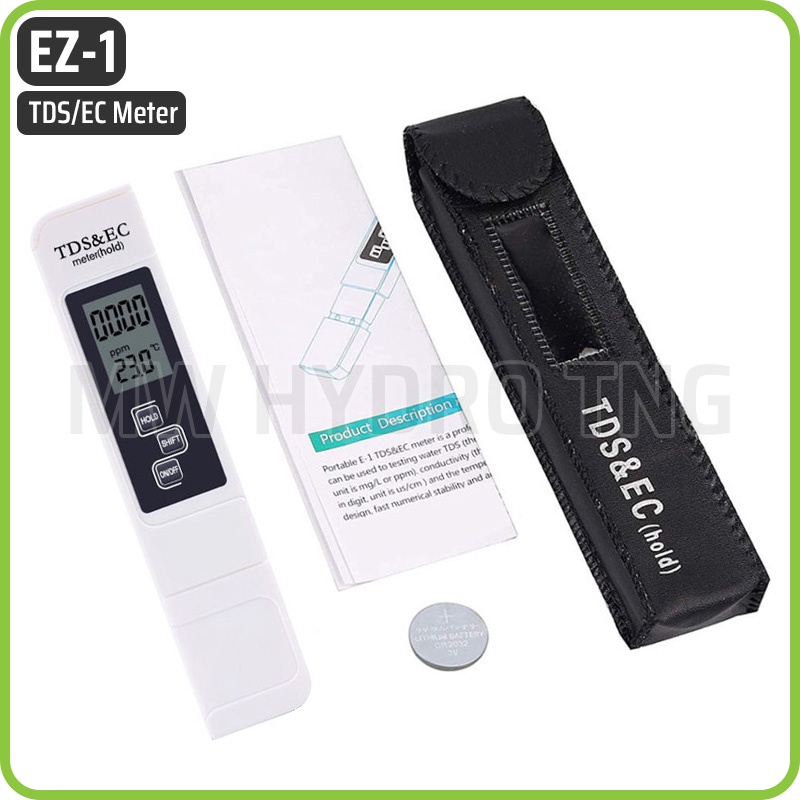 Alat Ukur Hidroponik - TDS &amp; EC meter