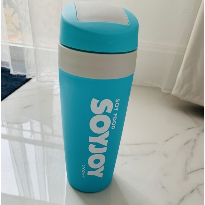 Tumbler plastik SOYJOY BPA FREE BIRU TOSCA MURAH BAGUS STOCK TERBATAS