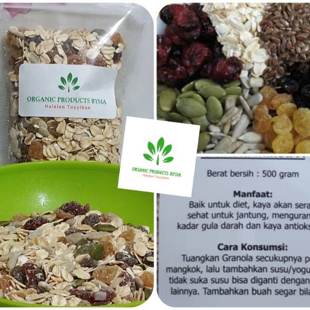 

HEALTHY GRANOLA MIXED MIX 8 (100gr/250 gr/500gr)