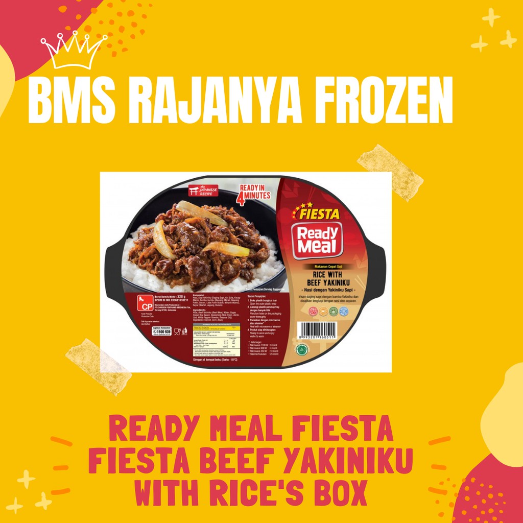

READY MEAL FIESTA BEEF YAKINIKU WITH RICE S BOX 320gr