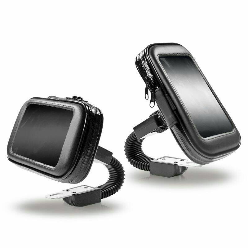 Holder Motor Waterproof HP / Holder Anti Air Ukuran 5,5 / 6,3 inch / GPS Mobile Holder