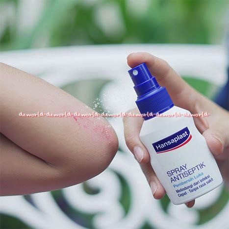 Hansaplast Spray Antiseptik 40ml Pembersih Luka Spray Handsaplas Tanpa Rasa Sakit Spray Antiseptik untuk luka Han Saplast Sprai