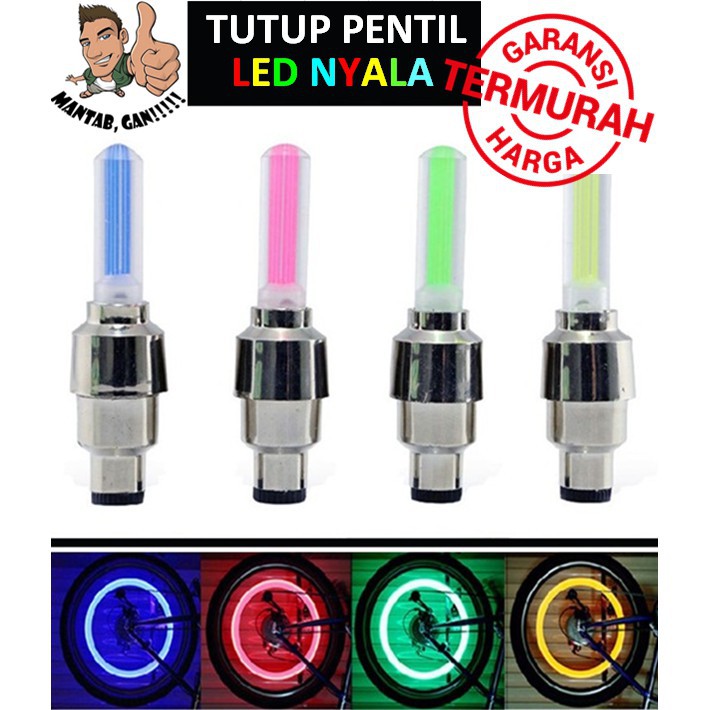 Tutup Pentil LED Sepeda/Pentil Ban Sepeda /Pentil Ban LED /Aksesoris Sepeda